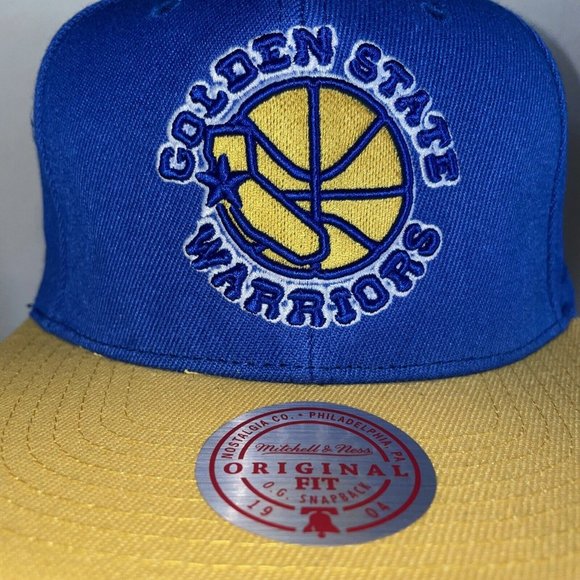 Golden State Warriors Mitchell & Ness Original Fit Snapback Hat Cap NBA - Picture 7 of 9